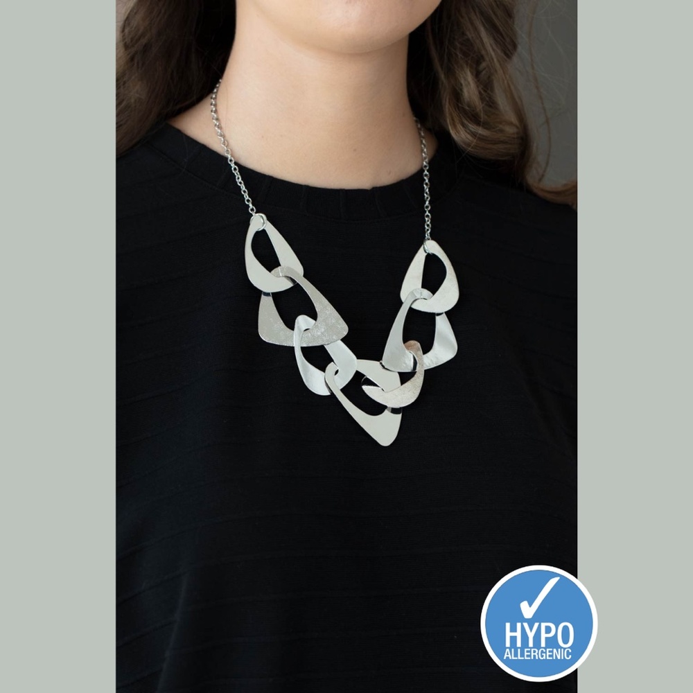 Textured Metal Necklace